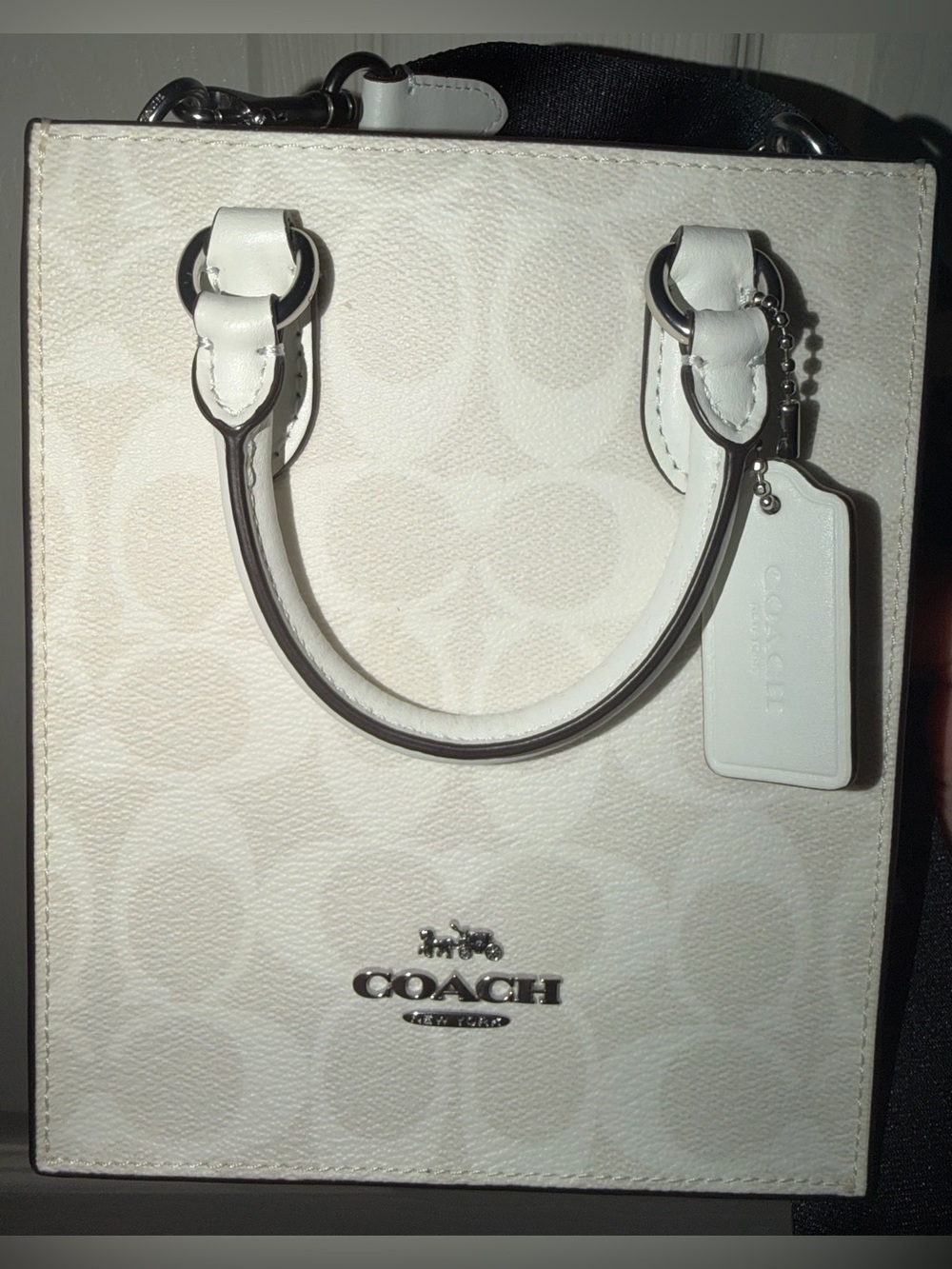 Coach Mini Tote In Signature Canvas - Picture 3 of 9